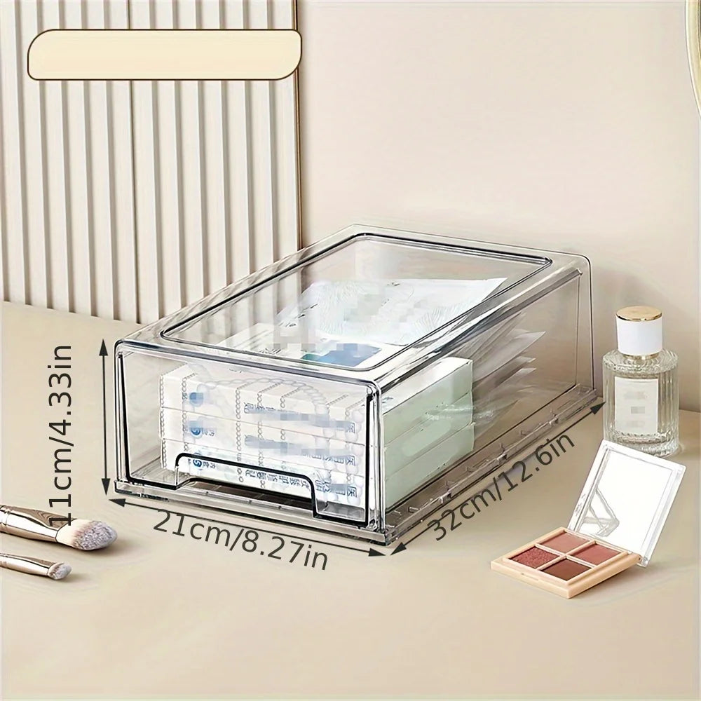 Clear Stackable Acrylic Drawer Organizer