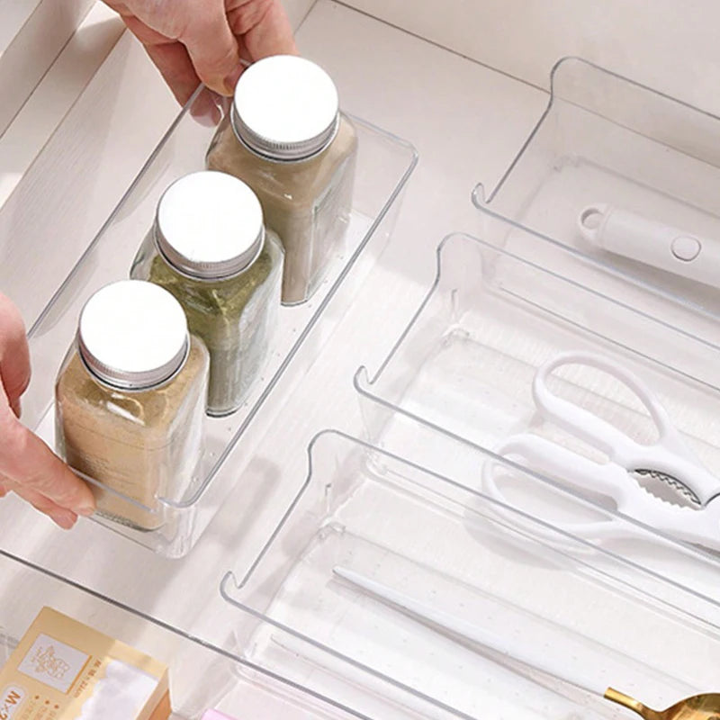 Modular Plastic Cosmetics & Jewelry Storage Box Set