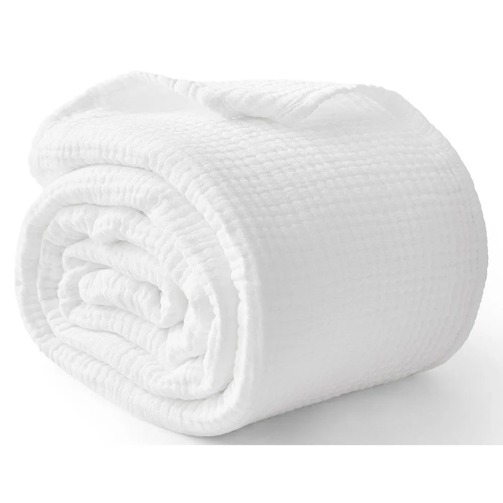 100% Cotton Plain Weave Blanket | All-Season