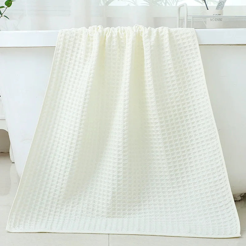 Microfiber Waffle Bath Towels