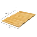 Adjustable Bamboo Spice Rack Tray Drawer Organizer