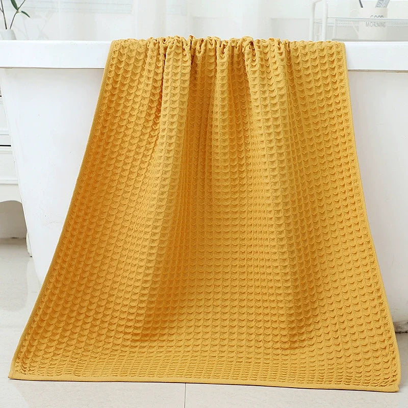 Microfiber Waffle Bath Towels
