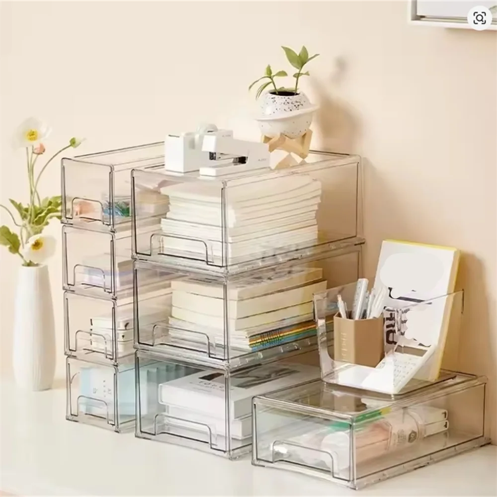Clear Stackable Acrylic Drawer Organizer