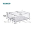 Stackable Fridge Organizer Bins w/ Drain Board