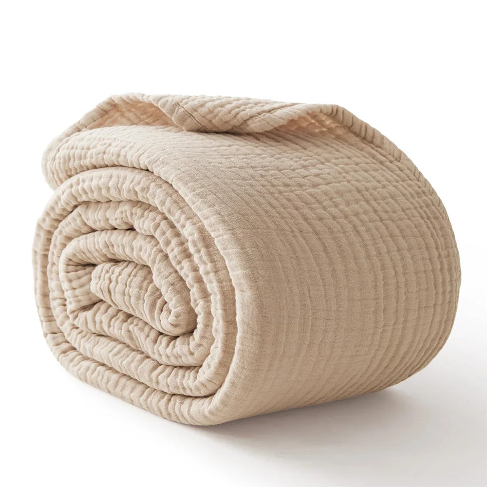 100% Cotton Plain Weave Blanket | All-Season