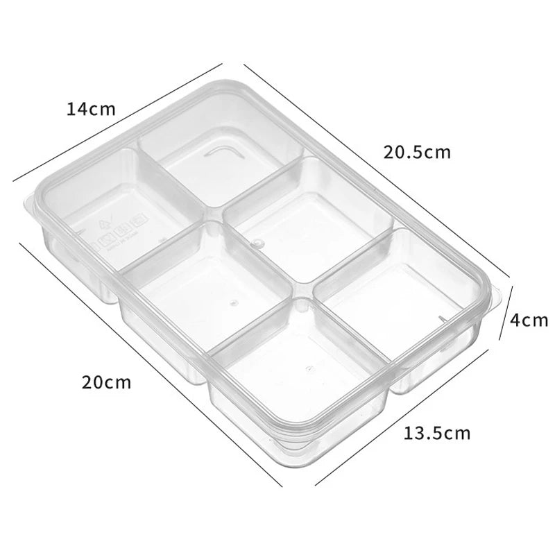 Refrigerator Storage Box | 4 or 6 Grid