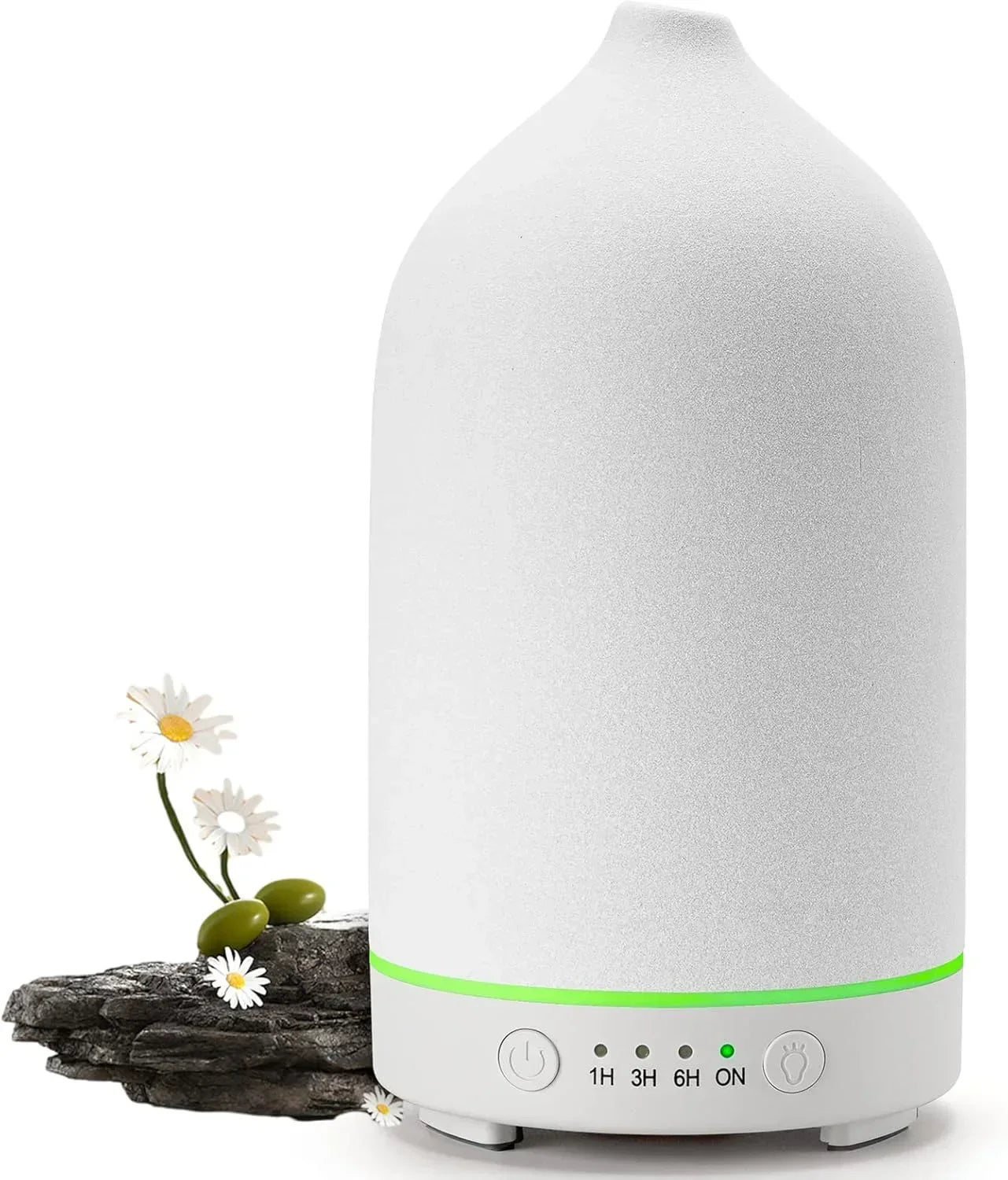 Ceramic Ultrasonic Essential Oil Diffuser | 100ml | 7 LED Colors