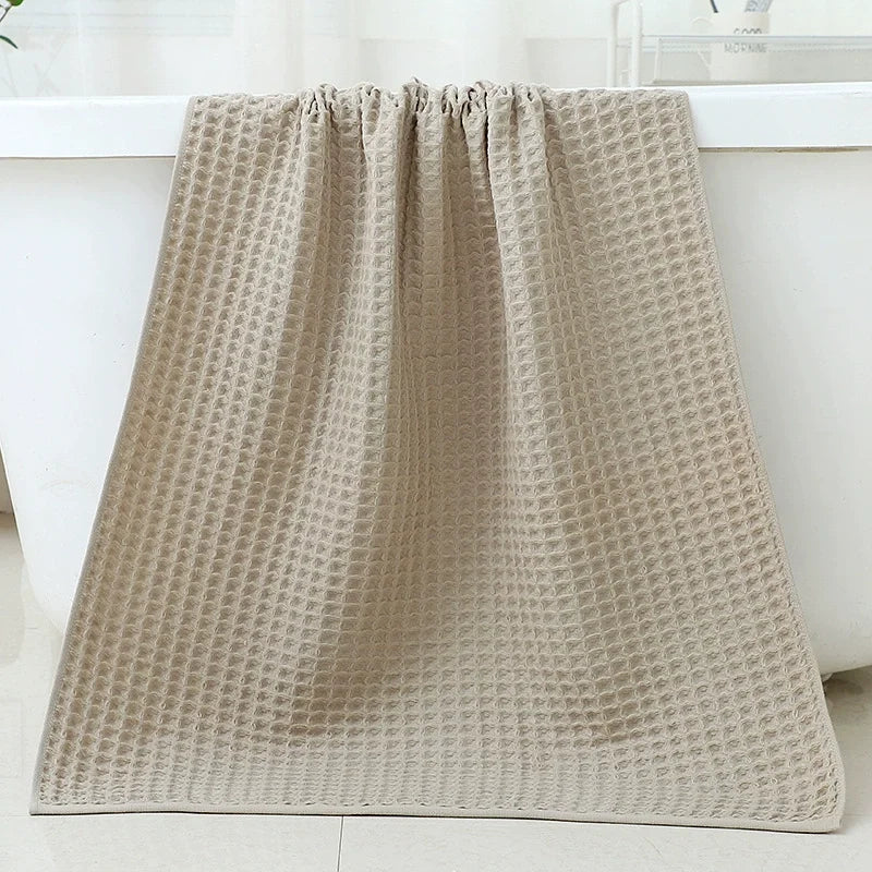 Microfiber Waffle Bath Towels