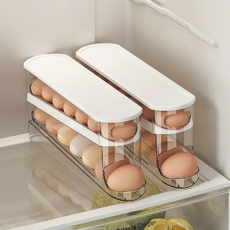 Rolling Egg Holder Rack