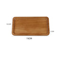 Natural Wooden Rectangular Serving Tray
