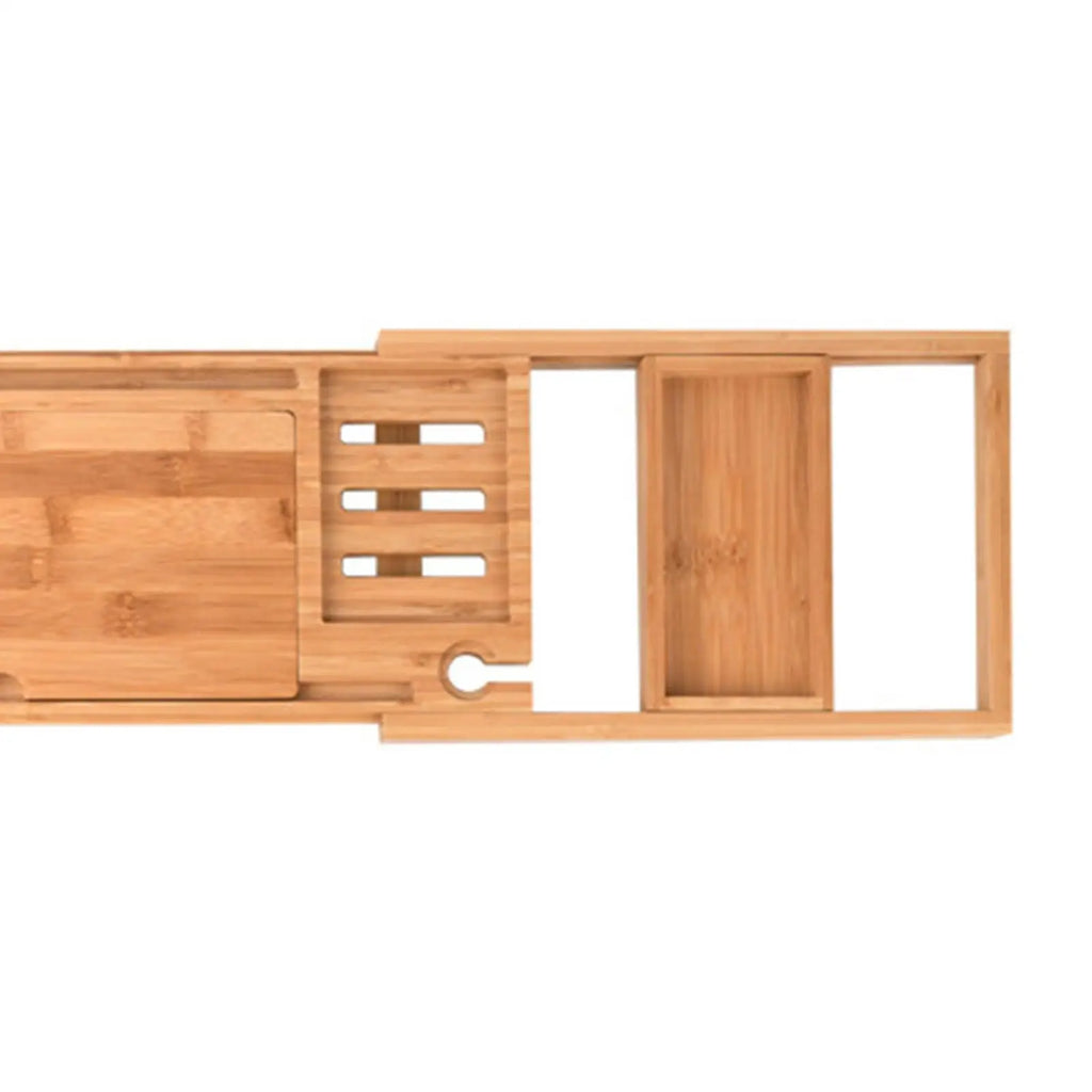 Extendable Bamboo Bathtub Caddy Tray