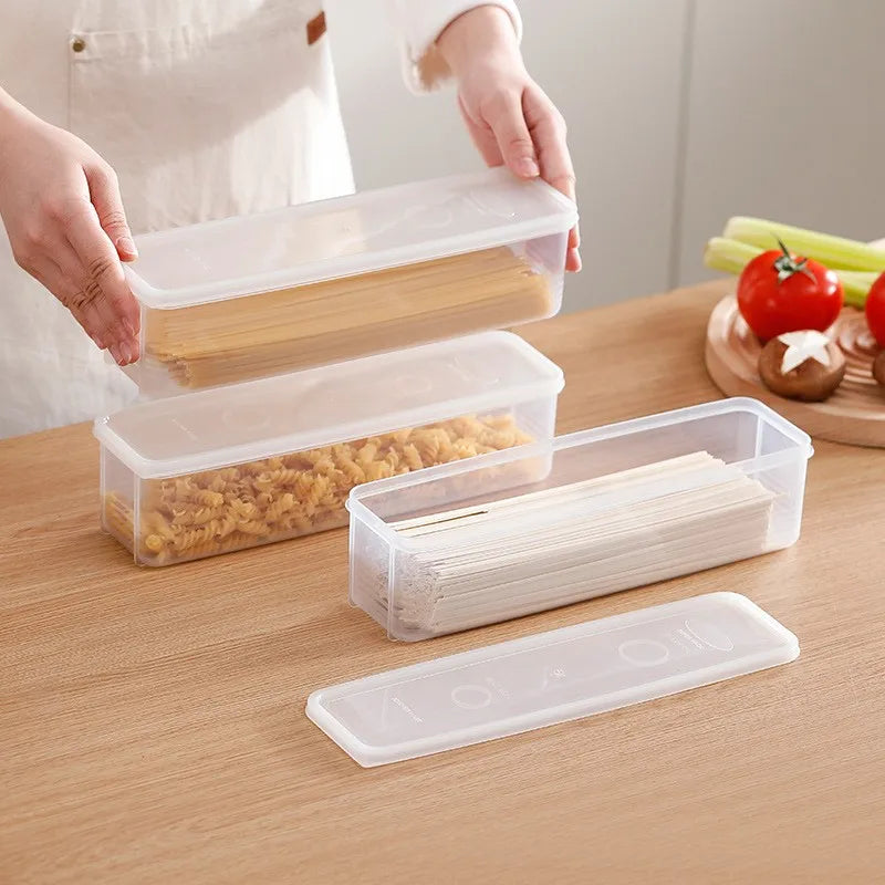 Clear Rectangular Fridge Organizer Containers | Set of 4