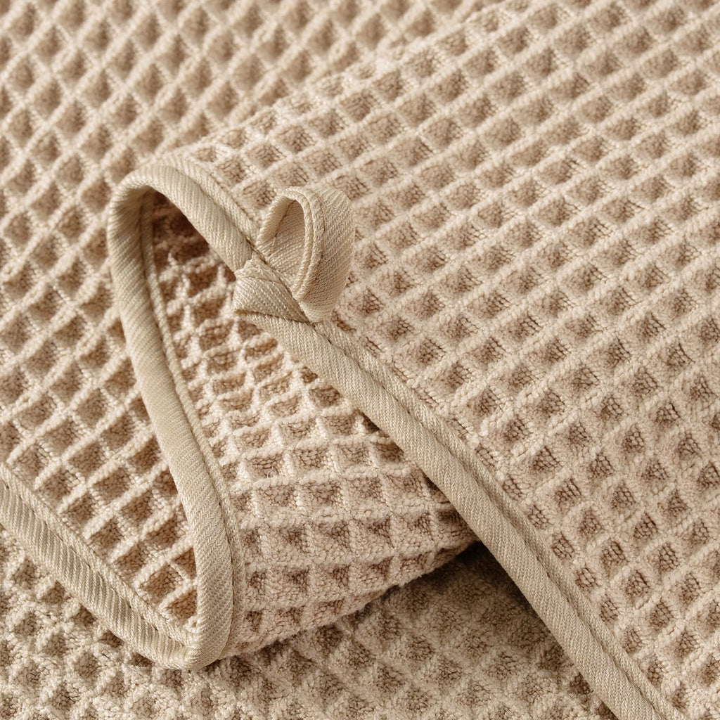 Microfiber Waffle Bath Towels