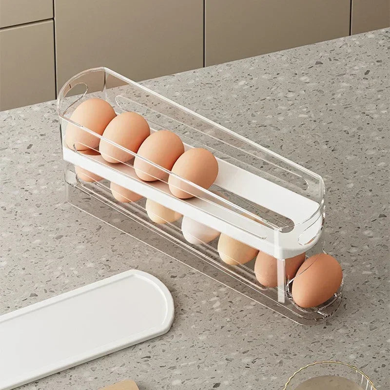 Rolling Egg Holder Rack