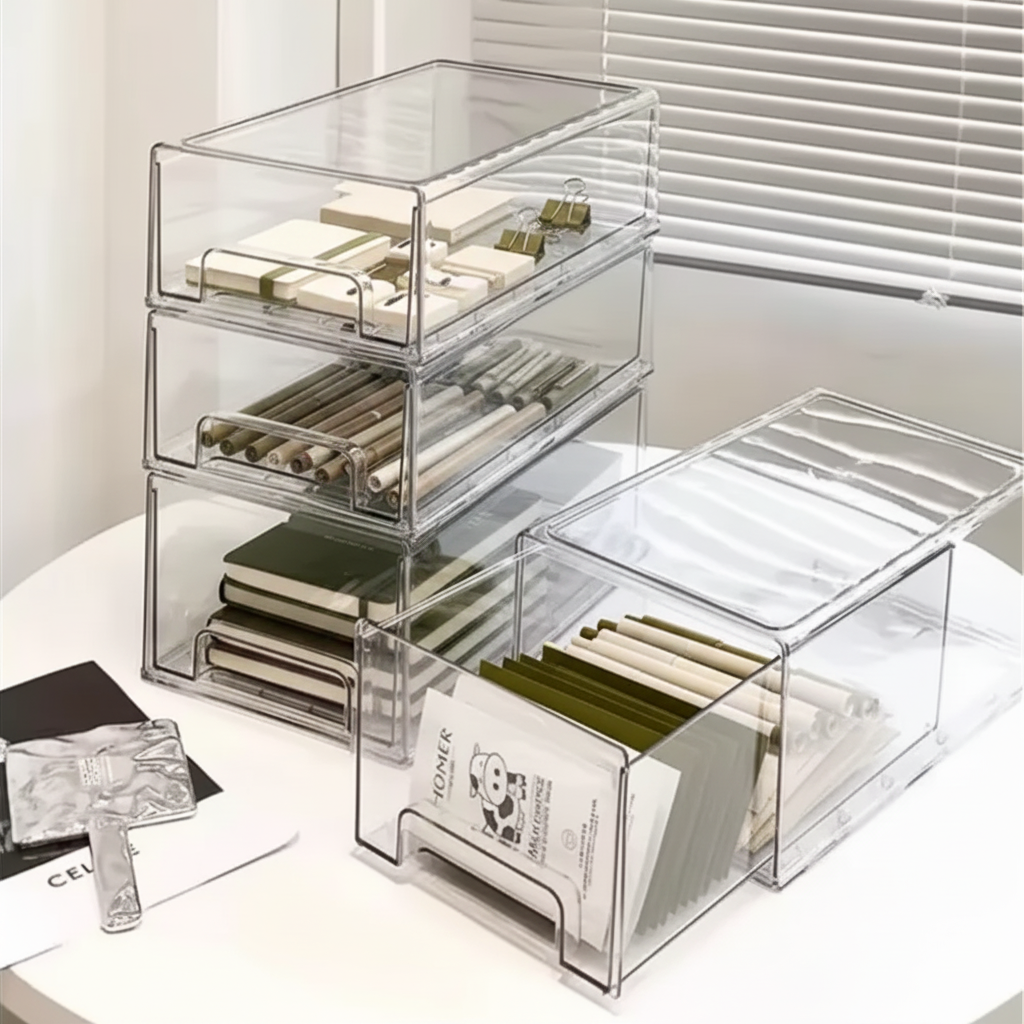 Acrylic Drawers - Desk Styling