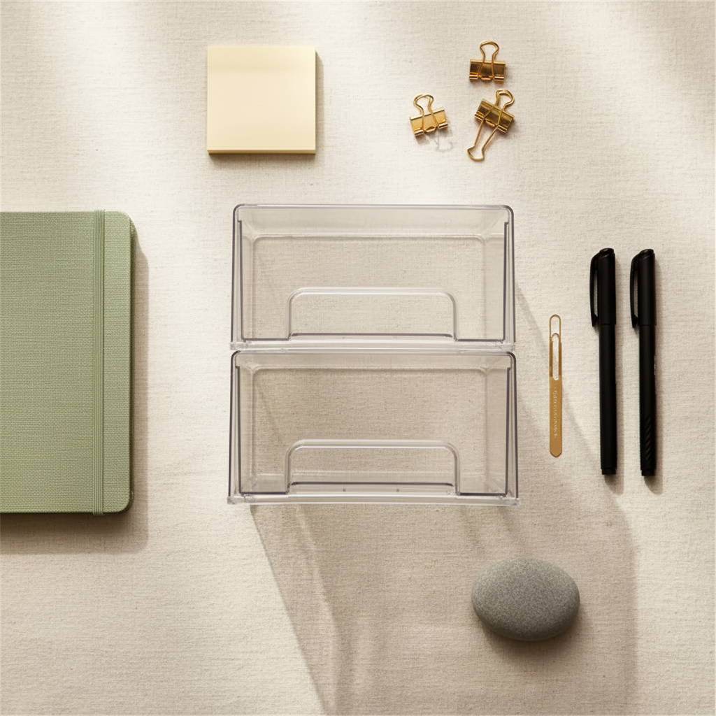 Acrylic Drawers - Flat Lay