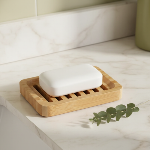 Bamboo Soap Dish - Marble Counter