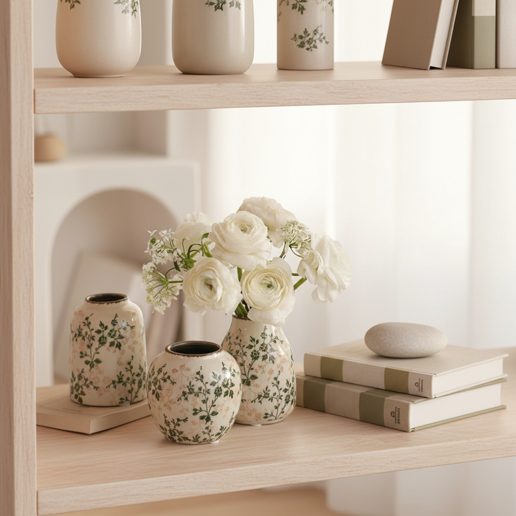 Botanical Vases - Bookshelf