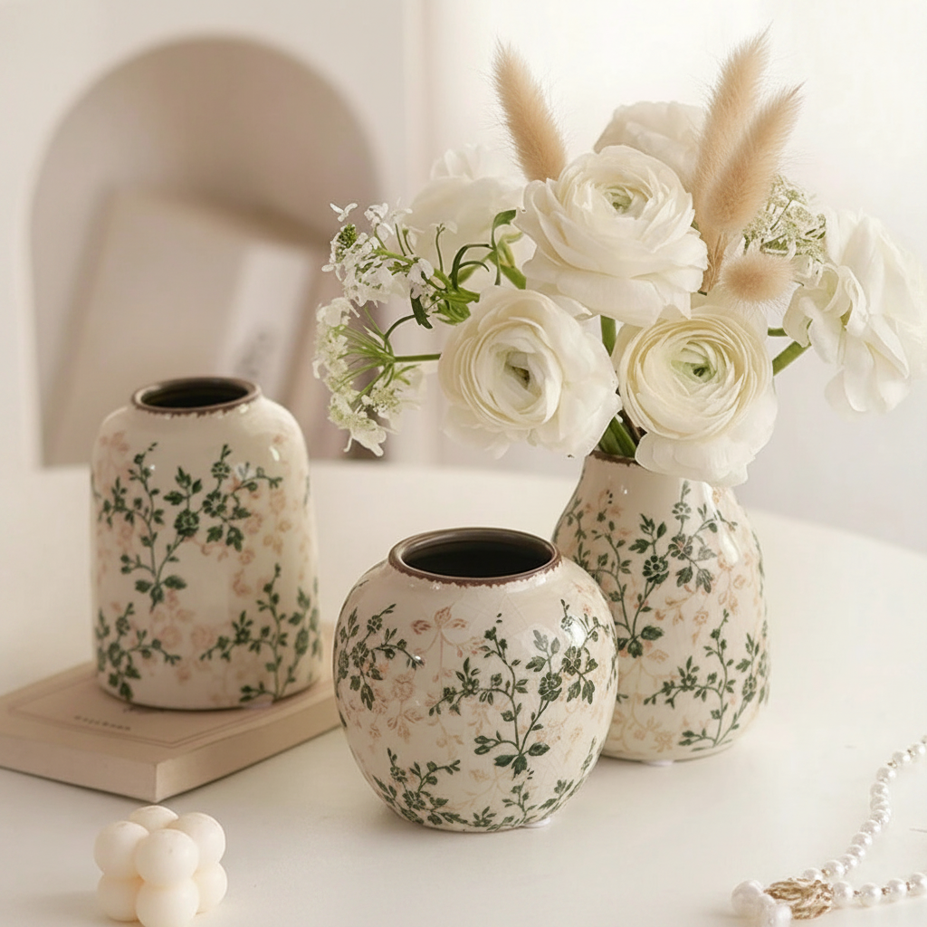 Botanical Vases - Marble Styling
