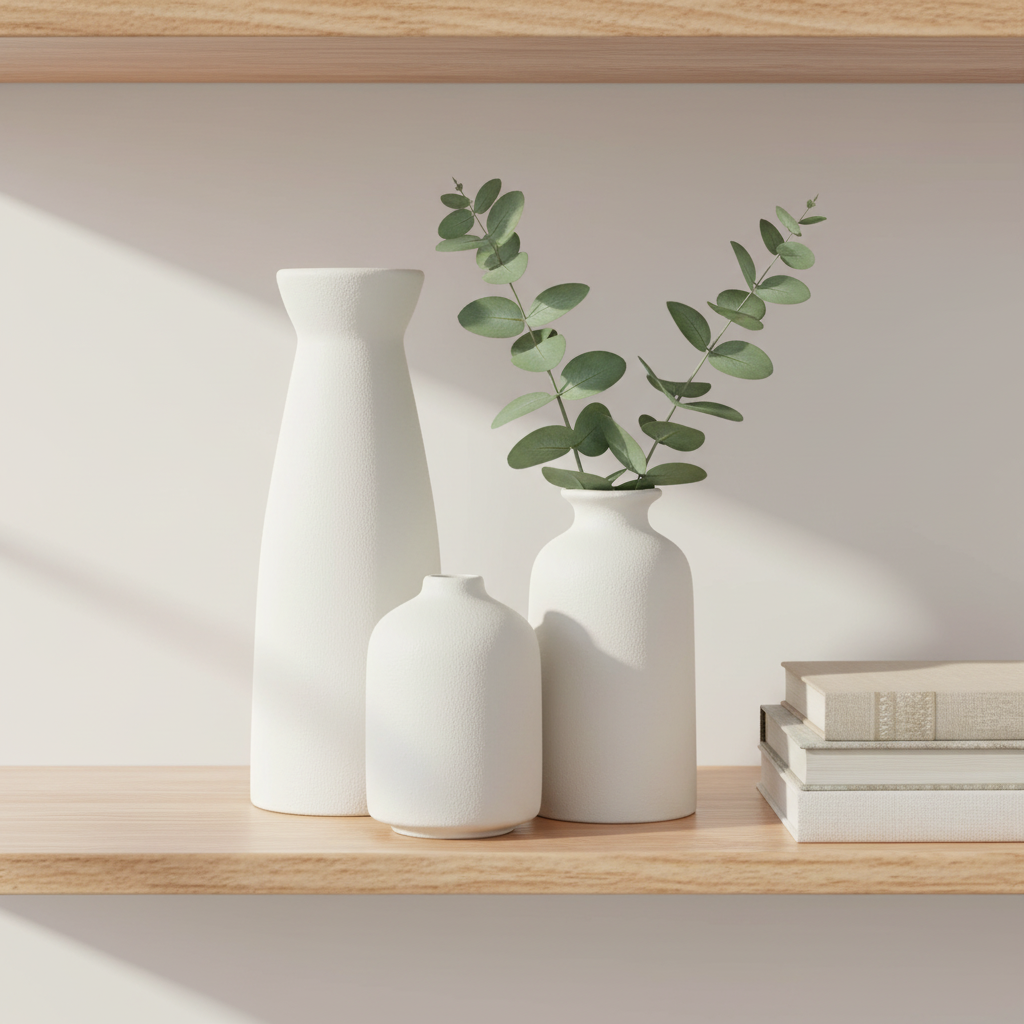 Ceramic Vases - Bookshelf