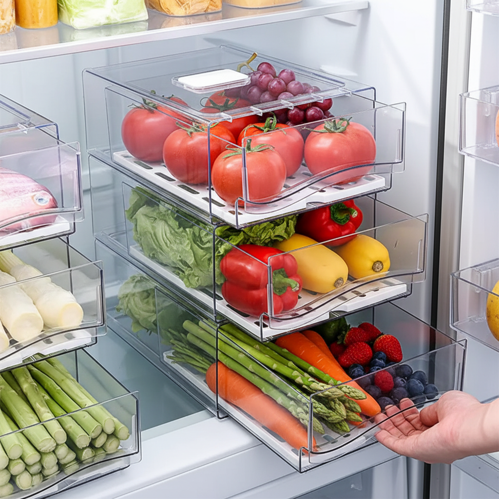 Drawer Bins - In Fridge