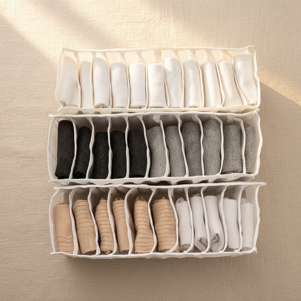 Fabric Organizers - Flat Lay