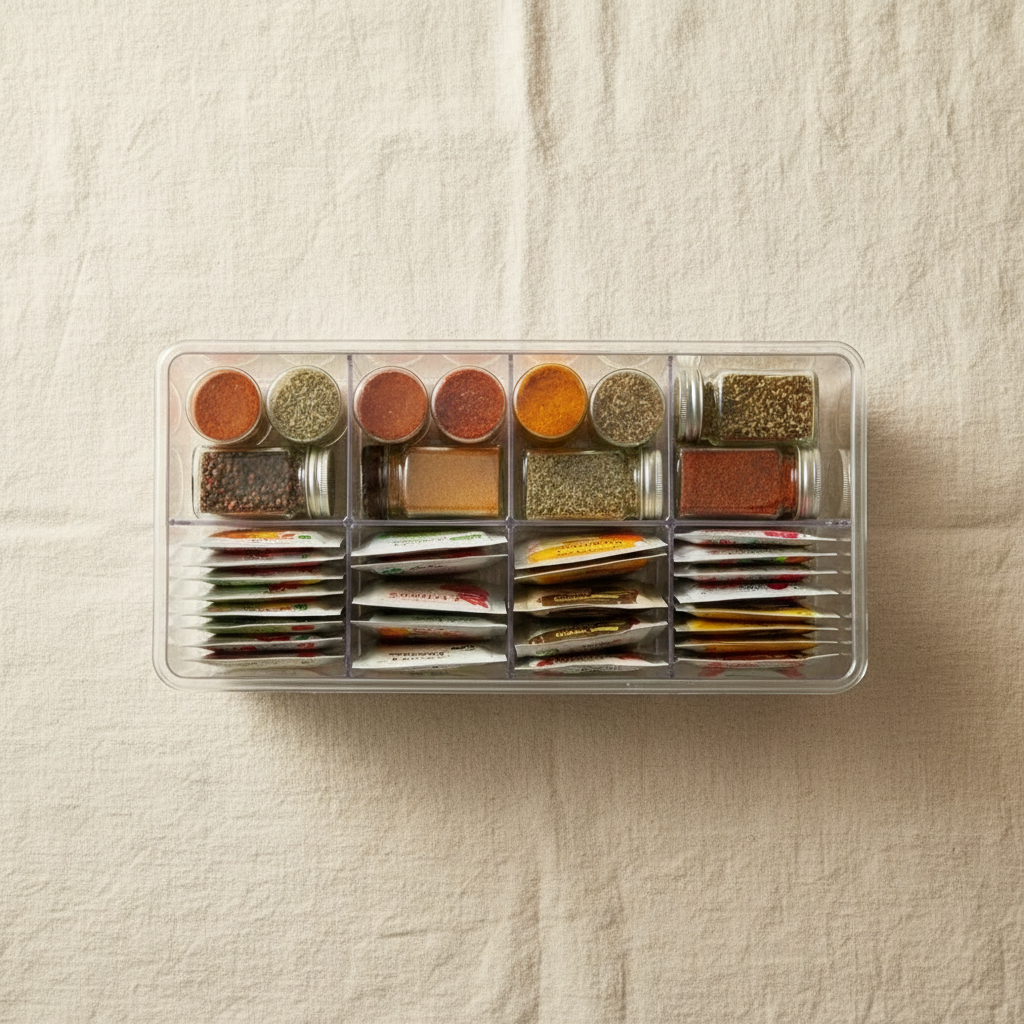 Fridge Bins - Flat Lay