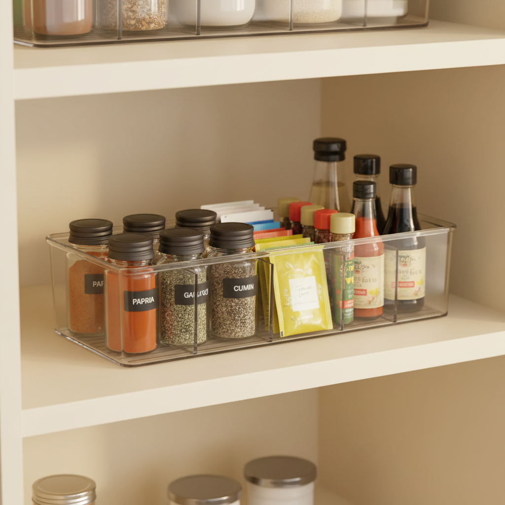 Fridge Bins - Pantry Shelf