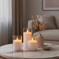 LED Candles - Marble Styling