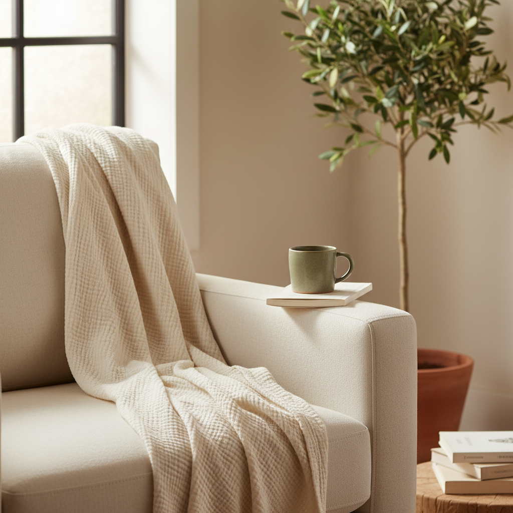 Muslin Blanket - Armchair