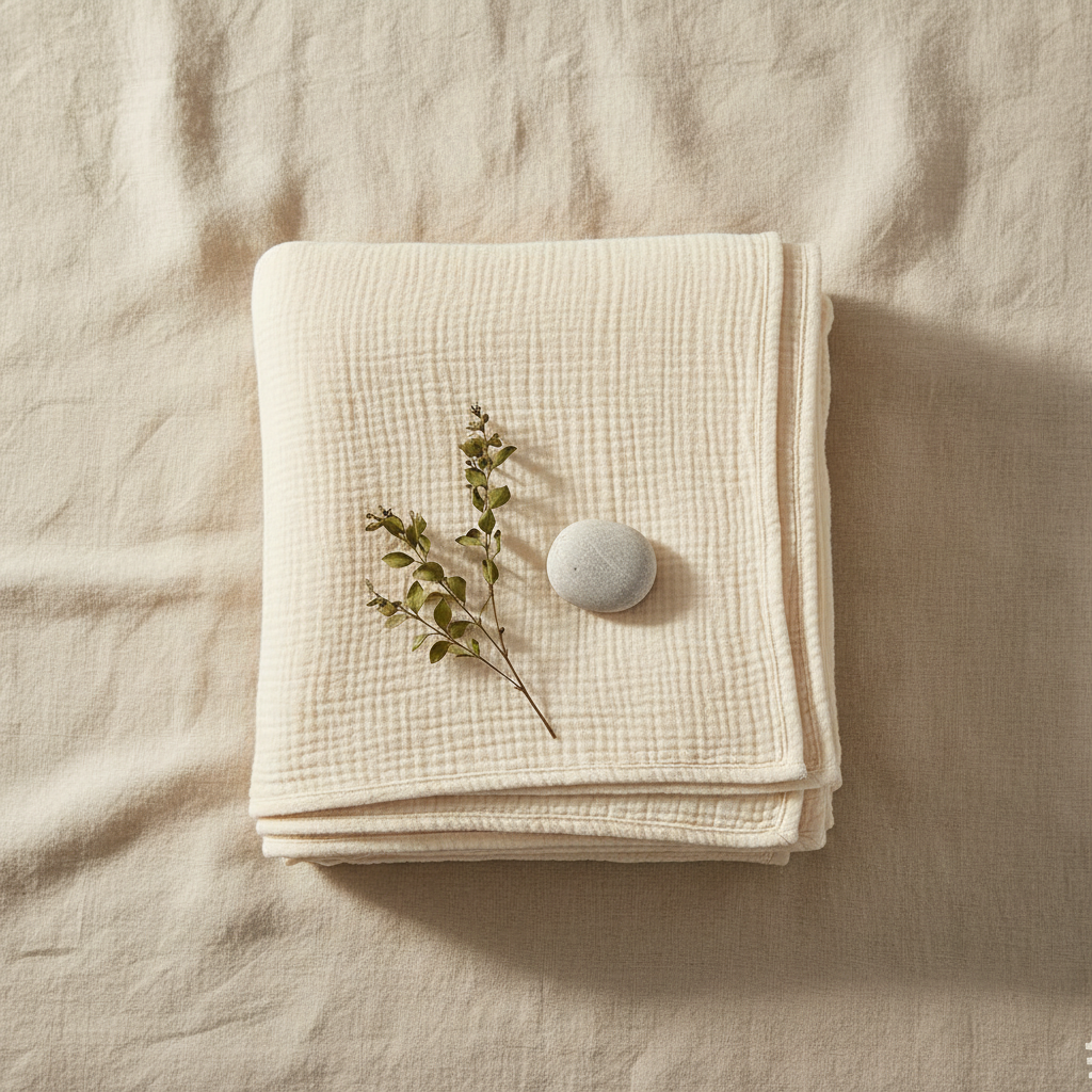 Muslin Blanket - Flat Lay