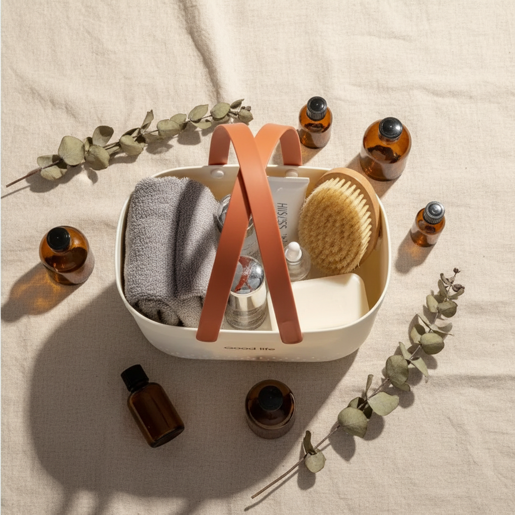 Shower Caddy - Flat Lay