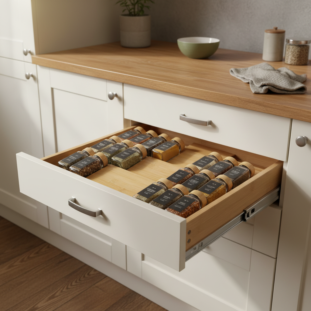 Spice Rack - Drawer Pull