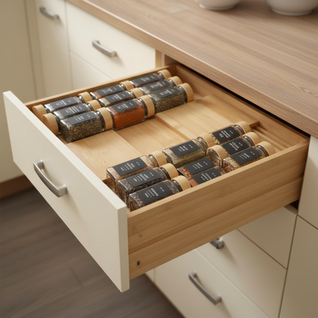 Spice Rack - In Drawer