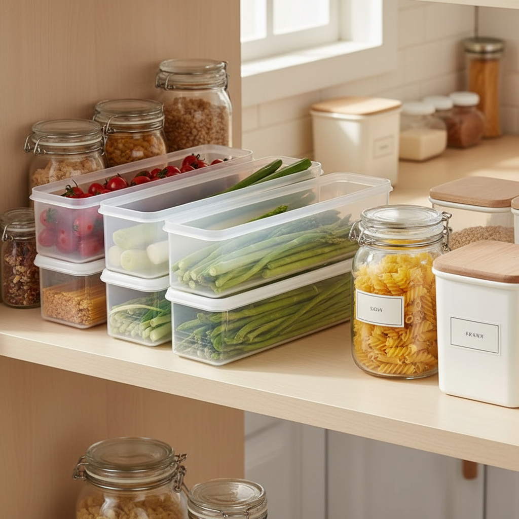 Storage Containers - Pantry Shelf