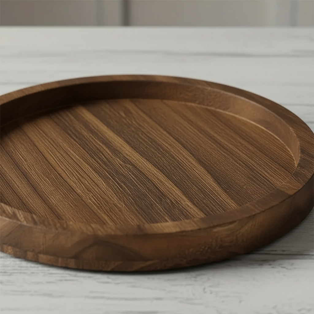 Wooden Tray - Wood Grain Detail